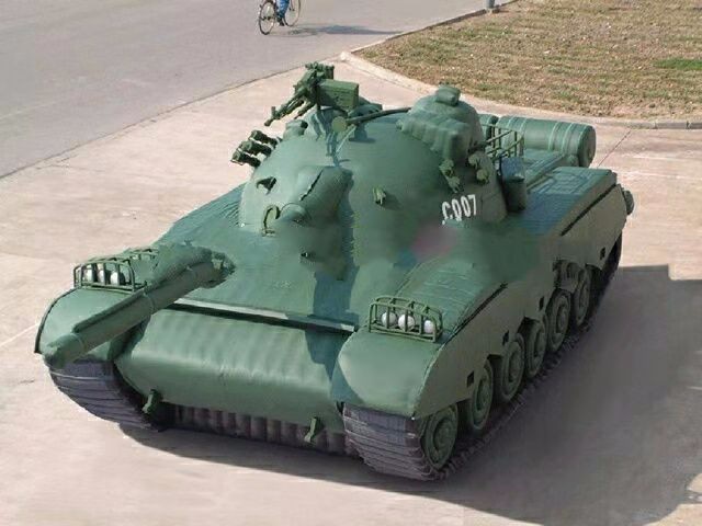 文安军用充气坦克车